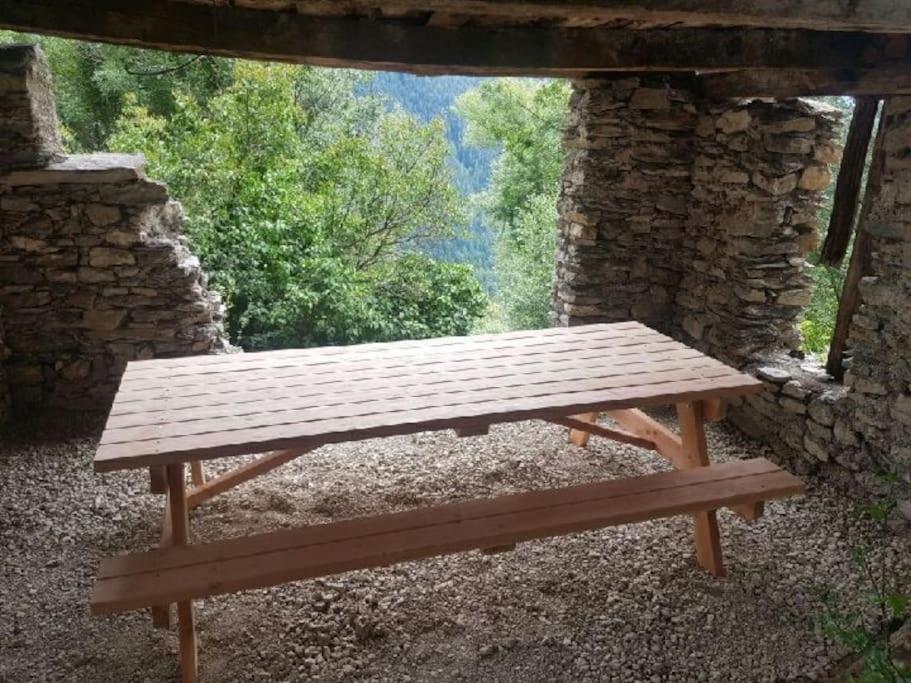 Chalet Avec Vue Sur Le Fort De Chateau Queyras المظهر الخارجي الصورة